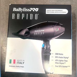 BaBylissPRO Rapido Dryer Black